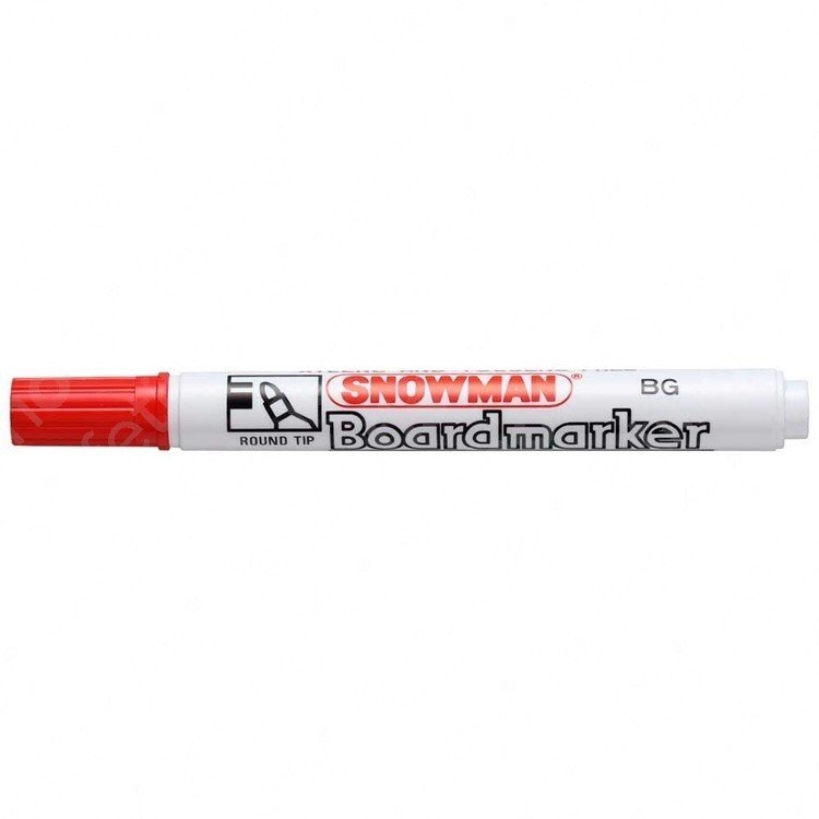 Snowman Boardmarker Kırmızı Kalem