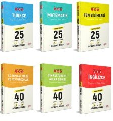 Editör Yayınları 8. Sınıf 6'lı Tamamı Çözümlü Deneme Seti