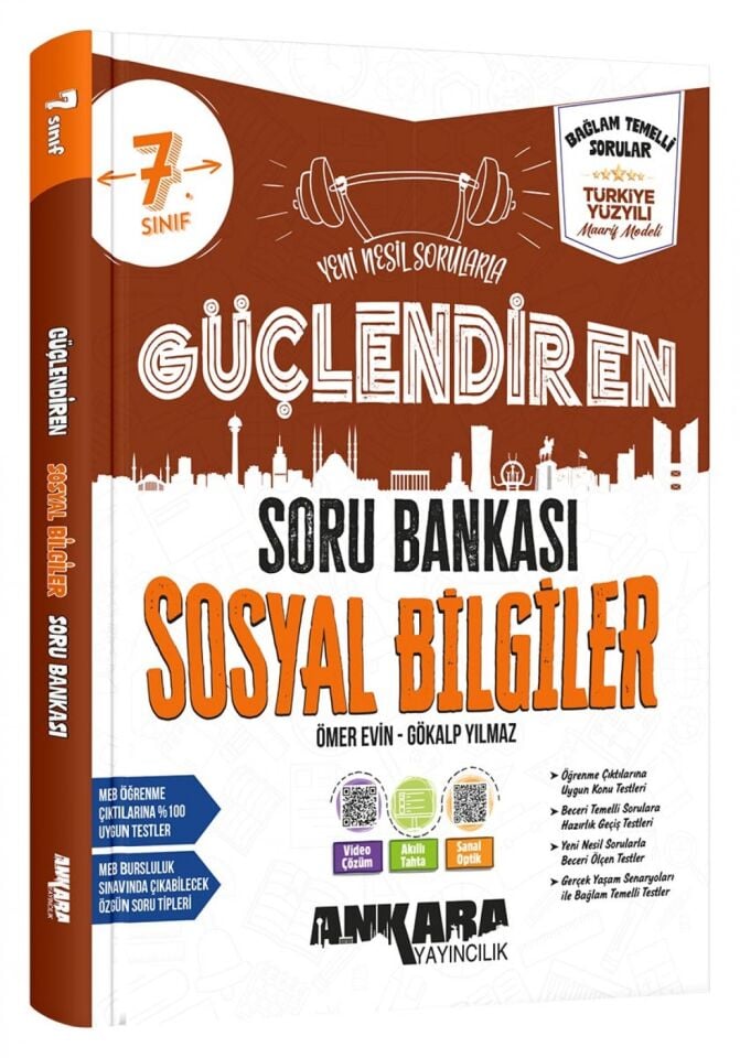 ANKARA YAY. 7.SINIF GÜÇ. SOSYAL BİL. SORU BANKASI 2027