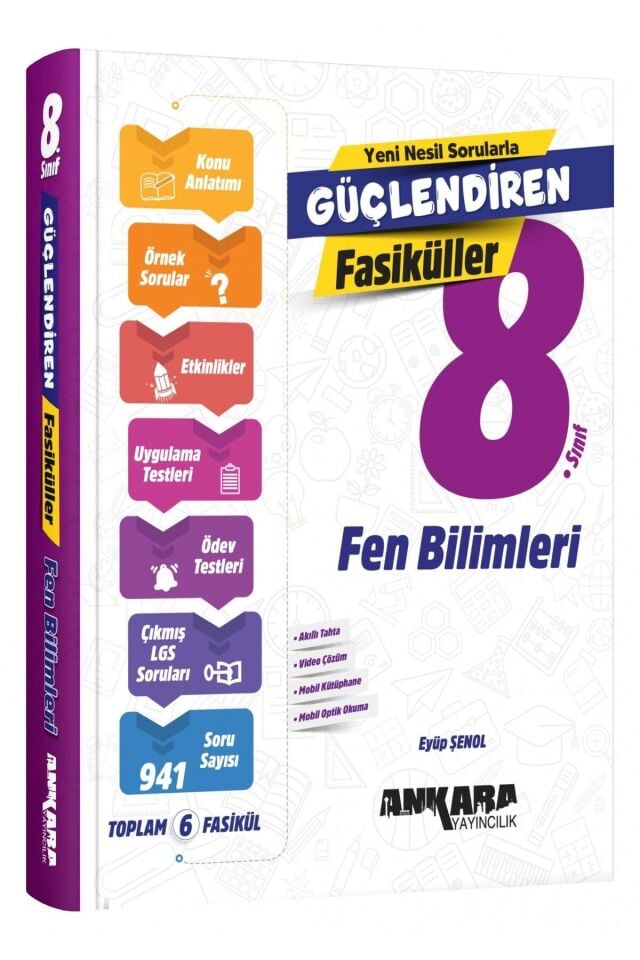 Ankara Yayıncılık 8. Sınıf Fen Bilimleri Güçlendiren Fasiküller (6 Fasikül)