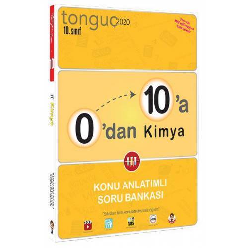 Tonguç Akademi 10. Sınıf 0 dan 10 a Kimya Konu Anlatımlı Soru Bankası