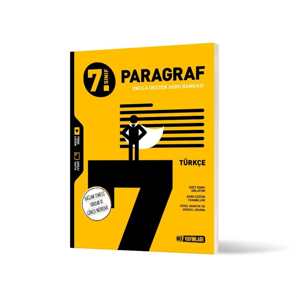 Hız Yayınları 7. Sınıf Paragraf Soru Bankası