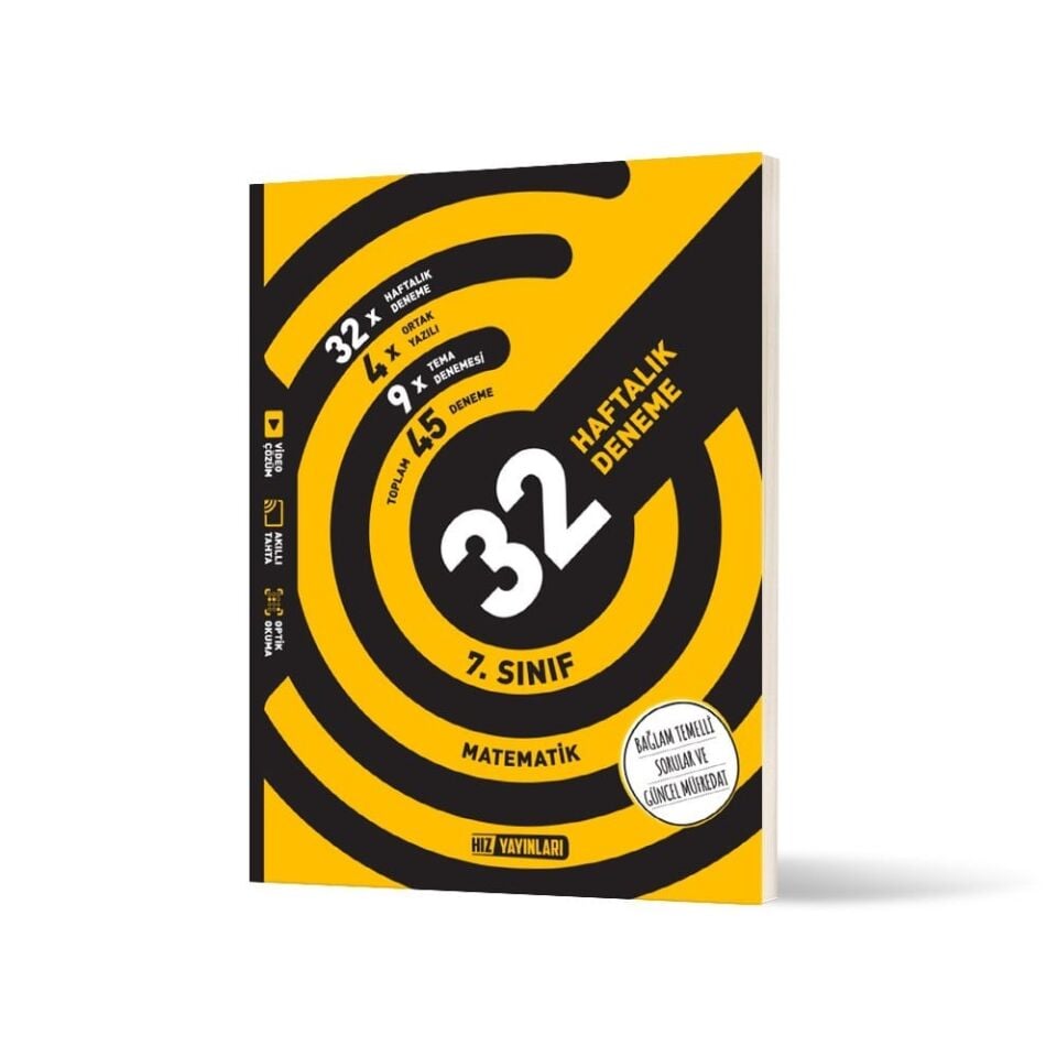 Hız Yayınları 7. Sınıf Matematik 32 Haftalık Deneme