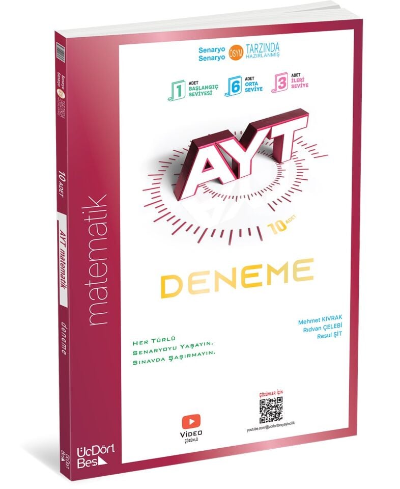 345 - AYT 10 lu Matematik Deneme - 2026 BASKI