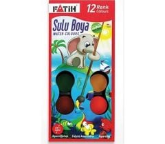 Fatih 12 Renk Sulu Boya