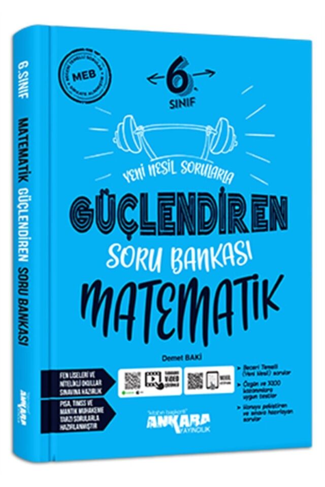 6. Sınıf Matematik Güçlendiren Soru Bankası Ankara Yayıncılık