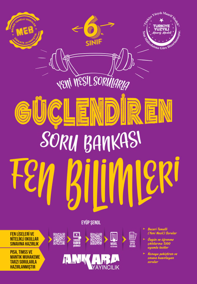 Ankara Yayıncılık 6. Sınıf Fen Bilimleri Güçlendiren Soru Bankası