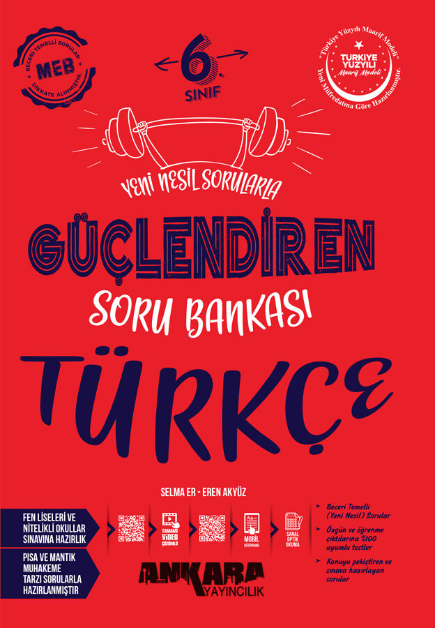 Ankara Yayıncılık 6. Sınıf Türkçe Güçlendiren Soru Bankası