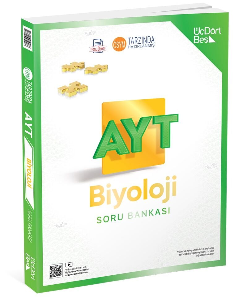 345 - AYT Biyoloji Soru Bankası- GÜNCEL BASKI