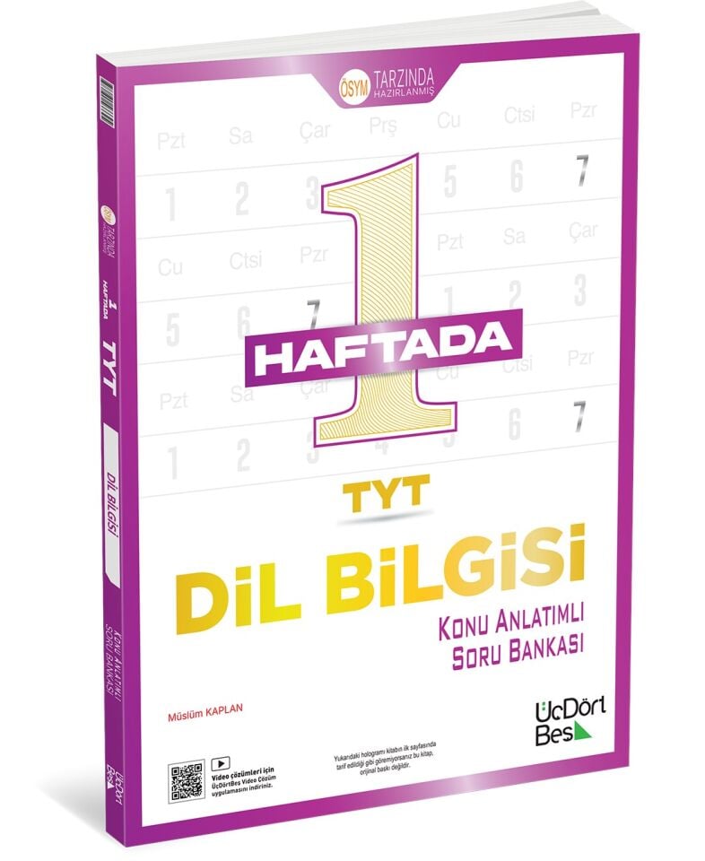 345-1 Haftada TYT Dilbilgisi Konu Anl.Soru Ba 2026