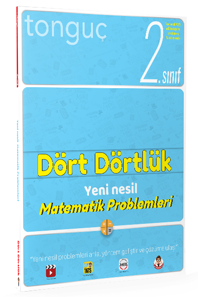 Tonguç Akademi Yayınları 2.Sınıf Dört Dörtlük  Yeni Nesil Matematik Problemleri