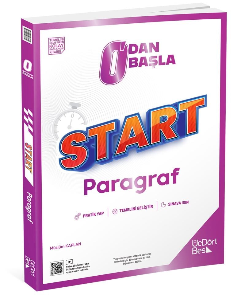 ÜçDörtBeş Yayınları 0'dan Başla Start Paragraf