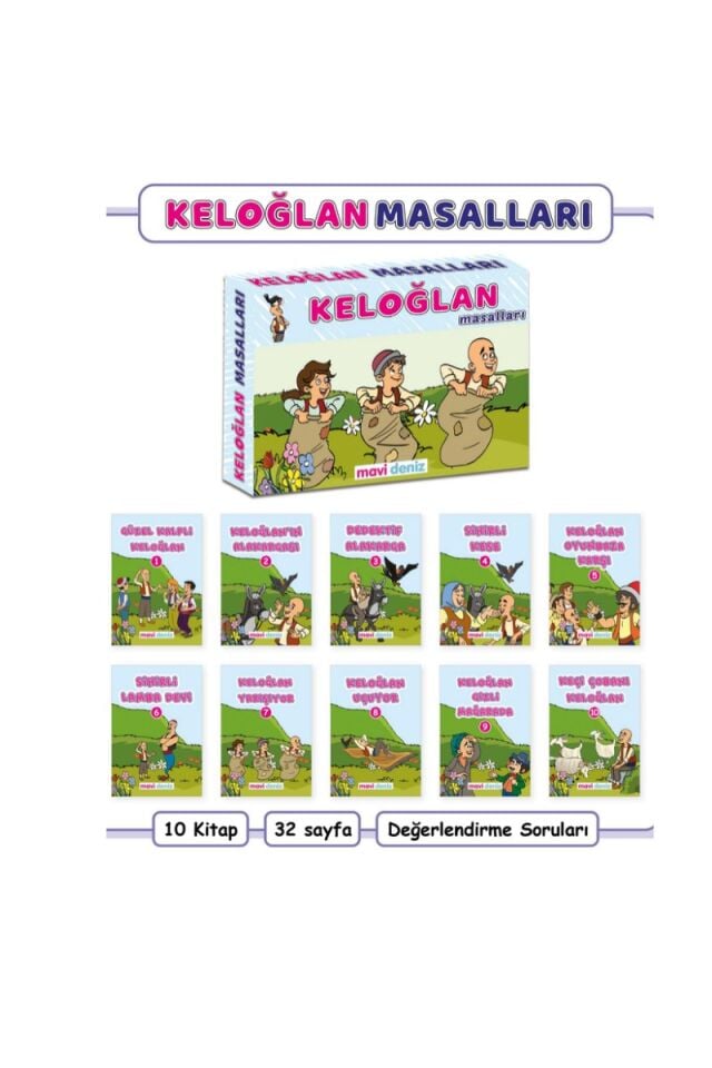 Mavi Deniz Yayınları Keloğlan Masalları Hikaye Seti