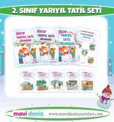 Mavi Deniz Yayınları 2.Sınıf Yarıyıl Tatil Seti 2020-2021