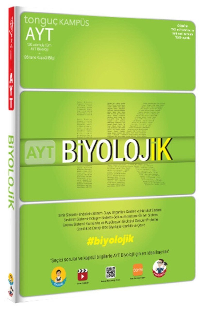 Tonguç Yayınları AYT Biyolojik