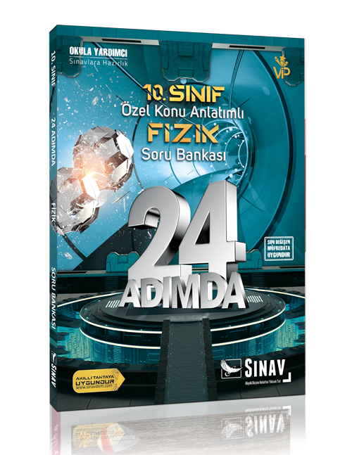 Sınav Yayınları 10. Sınıf Fizik 24 Adımda Özel Konu Anlatımlı Soru Bankası