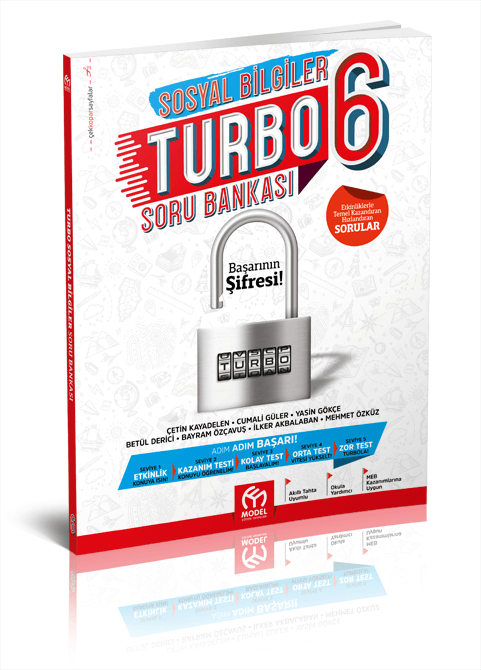 Model Eğitim Yayınları 6.Sınıf Turbo Sosyal Bilgiler Soru Bankası