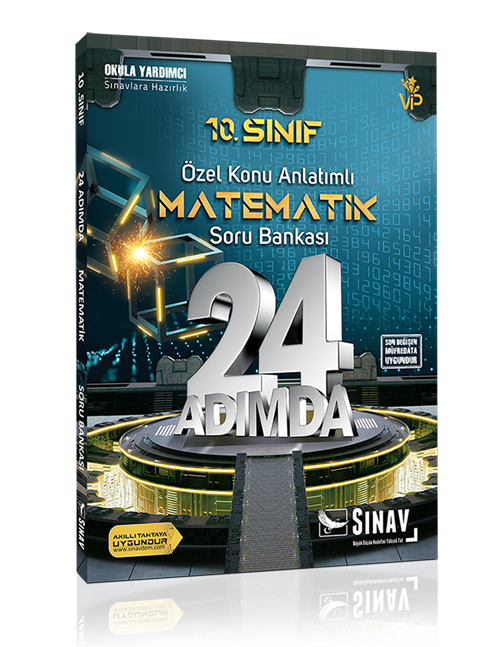 Sınav Yayınları 10. Sınıf Matematik 24 Adımda Özel Konu Anlatımlı Soru Bankası