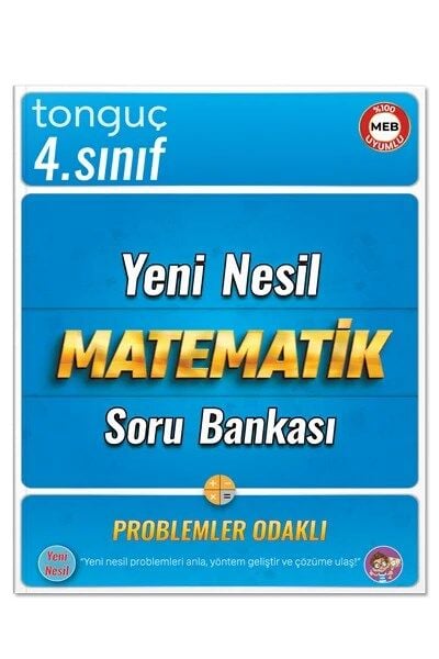 Tonguç Akademi 4. Sınıf Yeni Nesil Matematik Soru Bankası Problemler Odaklı