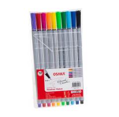 Osaka 0.4 mm 10 Renk Fineliner Kalem