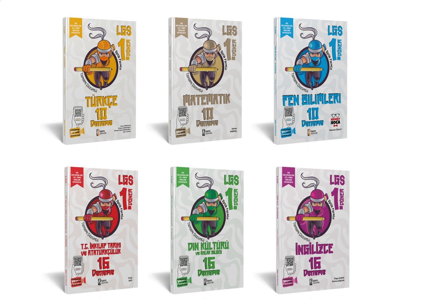 2023 İSEM LGS 1. DÖNEM 6'lI DENEME SETİ