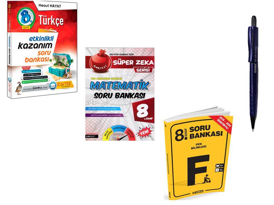 Süper 3'lü 8.Sınıf Fırsat Seti