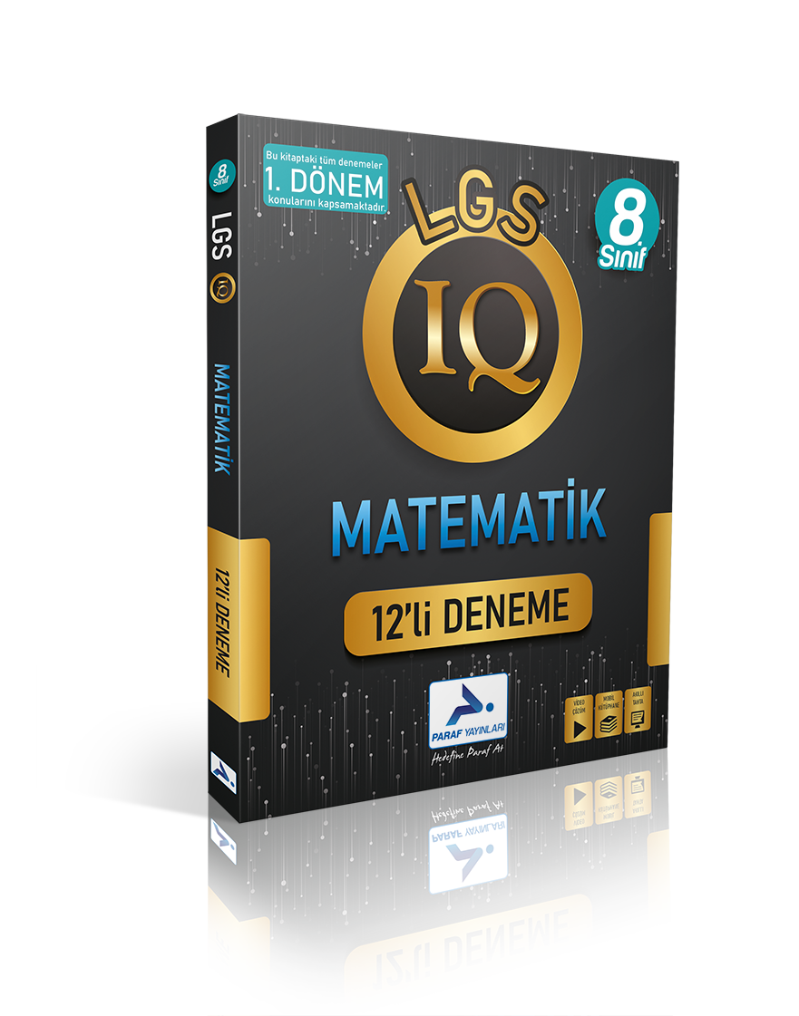 PARAF 8.SINIF IQ MATEMATİK 12 Lİ DEN.1.DÖNEM KONULARI
