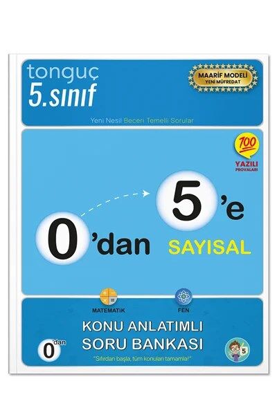 Tonguç Akademi 5. Sınıf 0'dan 5'e Sayısal Konu Anlatımlı Soru Bankası