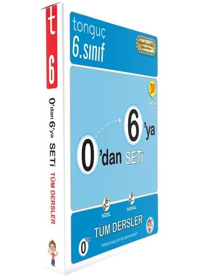Tonguç Akademi 6. Sınıf 0'dan 6'ya Seti Tüm Dersler