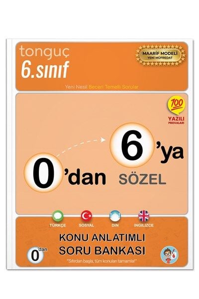 0'dan 6'ya Sözel Konu Anlatımlı Soru Bankası