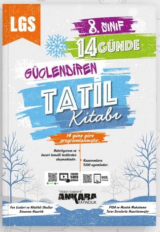 8. Sınıf 14 Günde Güçlendiren Tatil Kitabı