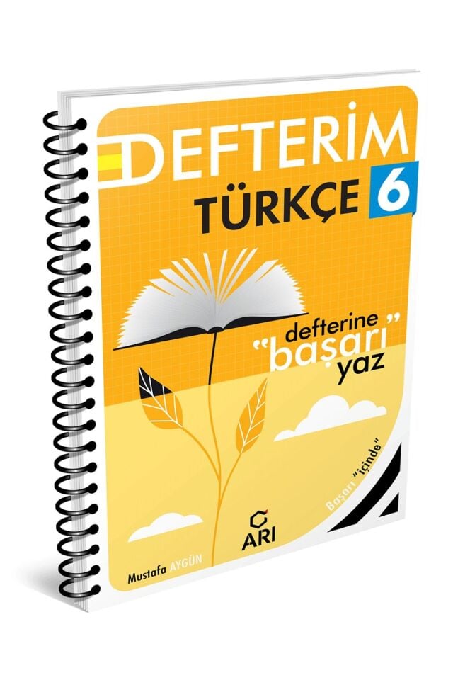 Arı Yayıncılık 6. Sınıf Defterim Türkçe