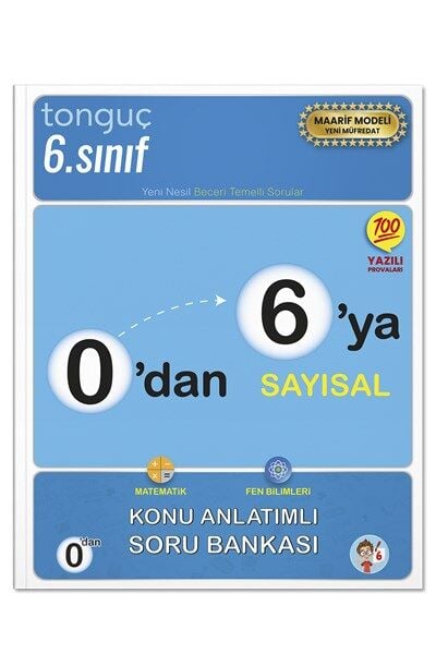 0'dan 6'ya Sayısal Konu Anlatımlı Soru Bankası