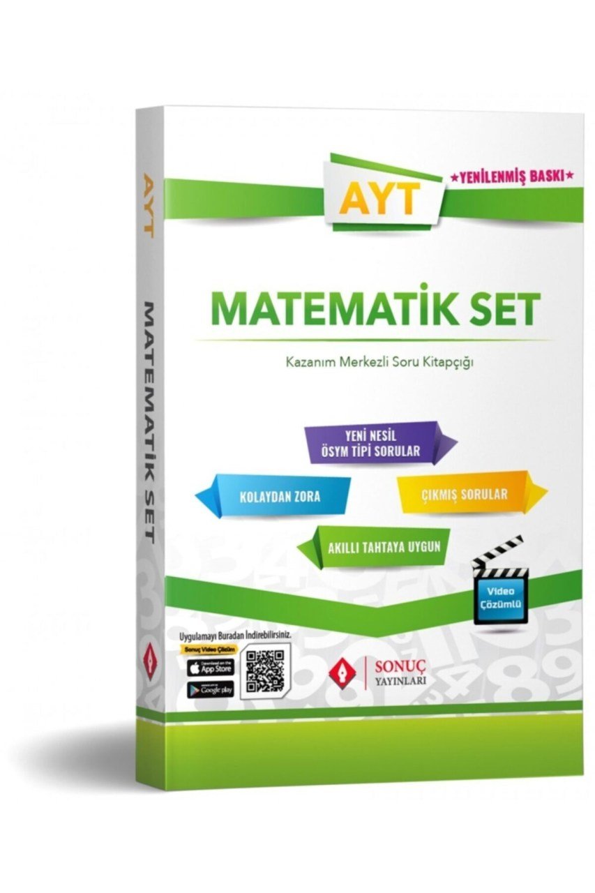 Sonuç Yayınları AYT Matematik Set Kazanım Merkezli Soru Kitapcığı