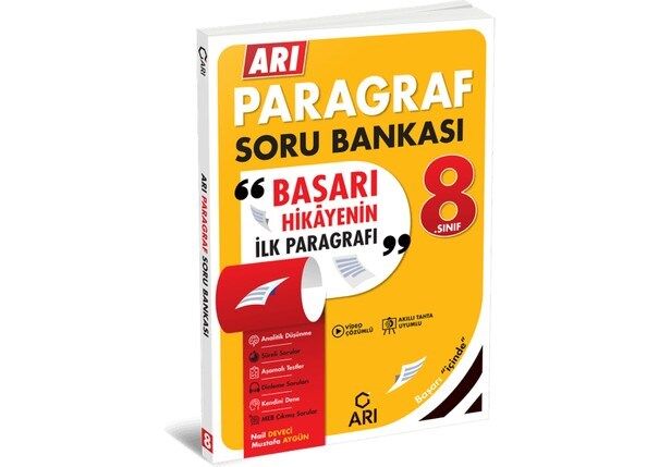 Arı Yayıncılık 8. Sınıf Paragraf Soru Bankası