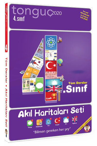 Tonguç Akademi 4.Sınıf  Akıl Haritaları Seti