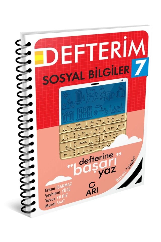 Arı Yayınları  7. Sınıf Sosyal Bilgiler Defterim GÜNCEL 2025 BASKI