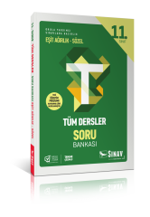 Sınav Yayınları 11. Sınıf Tüm Dersler Çözümlü Eşit Ağırlık-Sözel Soru Bankası Tek Kitap