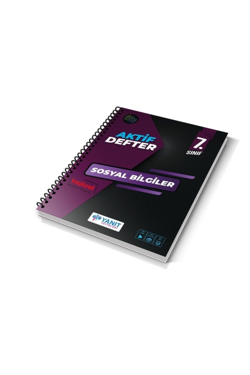 Yanıt Yayınları 7.sınıf Sosyal Bilgiler Aktif Defter 2021 - 2022