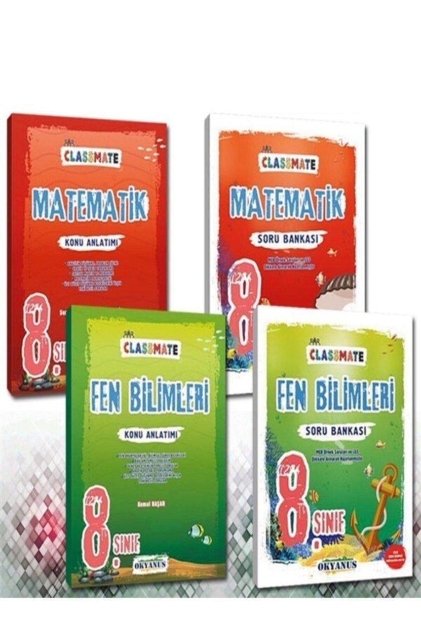 8. Sınıf Classmate Matematik ve Fen Soru Konu Seti 2021