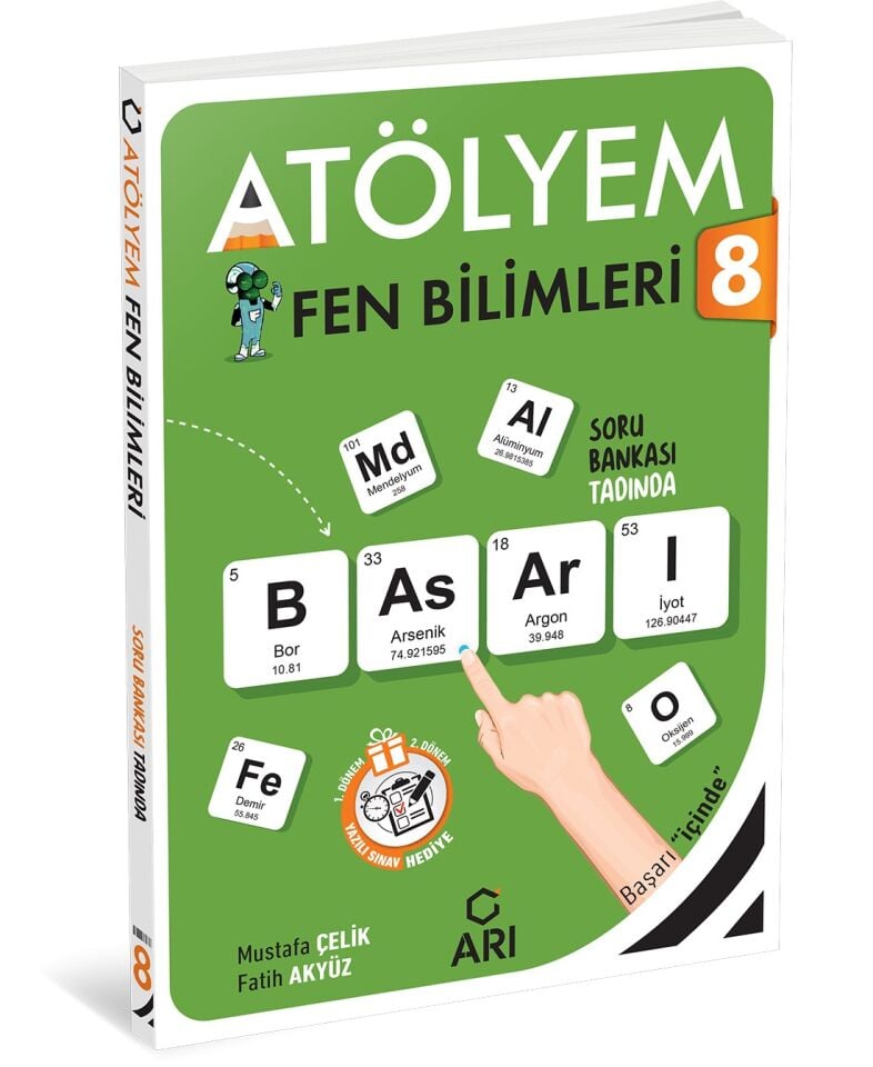 Arı Yayıncılık 8. Sınıf Fen Bilimleri Atölyem Soru Bankası