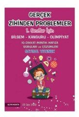 Altın Nokta 1. Sınıf Gerçek Zihinden Problemler Bilsem-Kanguru-Olimpiyat Kitabı