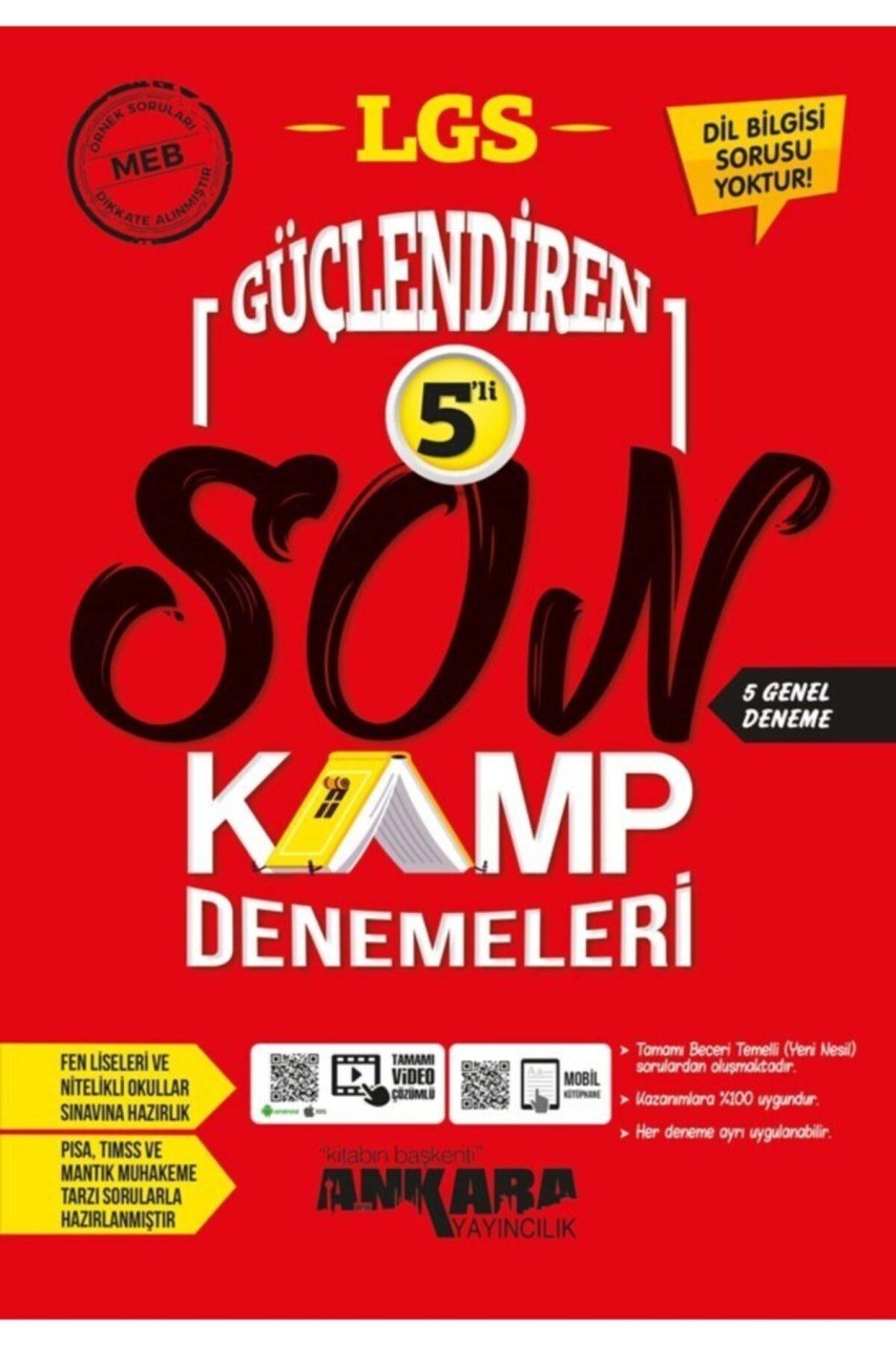 AnkaraLgs Güçlendiren 5'li Son Kamp Denemeleri 2021