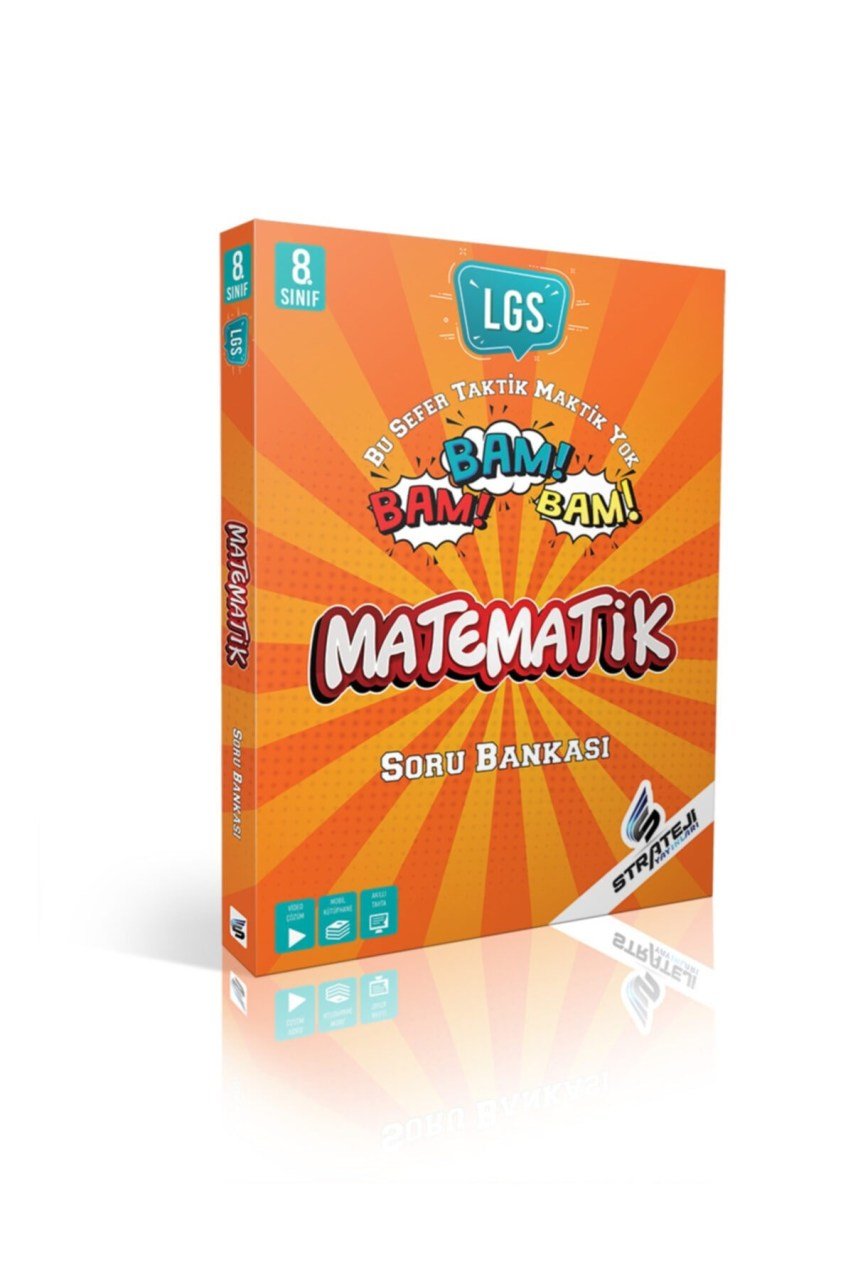 Strateji Yayınları 8. Sınıf Bam Bam Bam Matematik Soru Bankası