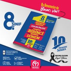 Model Yayınları 8.Sınfı 1.Dönem Fen Bilimleri Deneme Sınavı