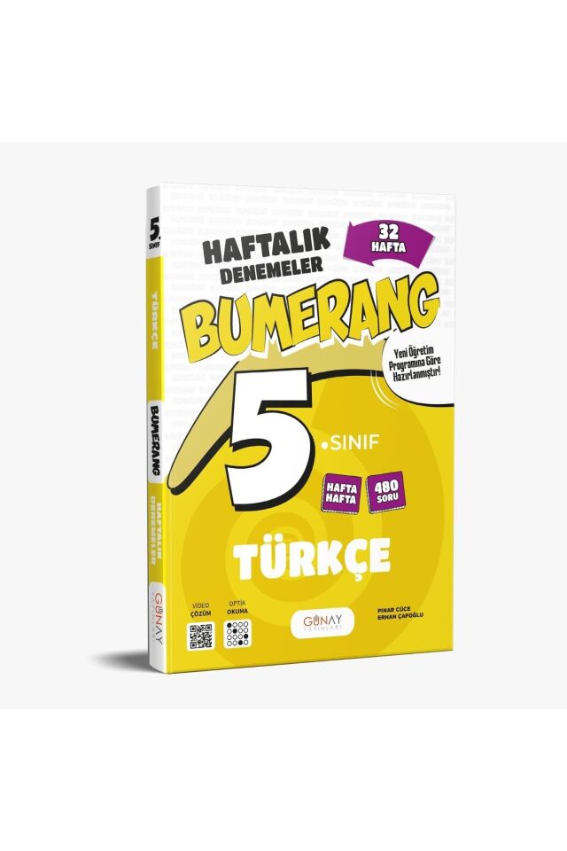 Günay Yayınları 5. Sınıf Zoom Bumerang 10 Kitap Seti (T-M-F-S-D)