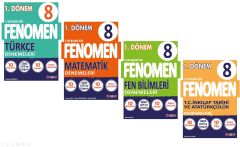 Fenomen 8.Sınıf 1.Dönem 4'lü Deneme Seti(T-M-F-S)