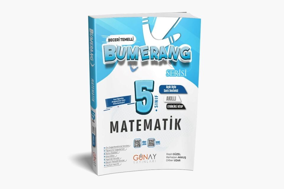 Günay Yayınları 5. Sınıf Bumerang Matematik Etkinlikli Kitap