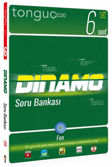 Tonguç Akademi Yayınları 6.Sınıf Fen Bilimleri Dınamo Soru Bankası