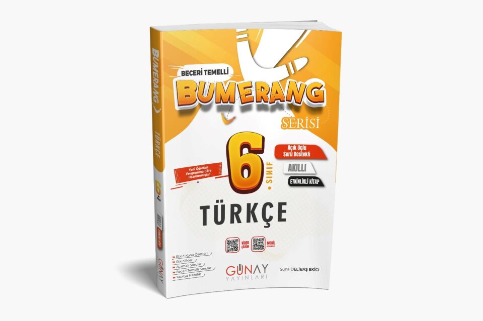 Günay Yayınları 6. Sınıf Bumerang Türkçe Etkinlikli Kitap